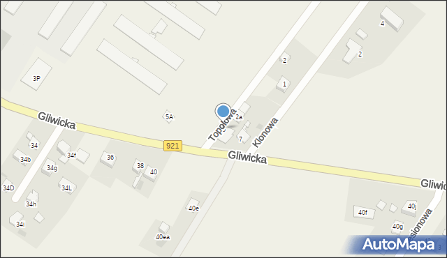 Pilchowice, Gliwicka, 5, mapa Pilchowice