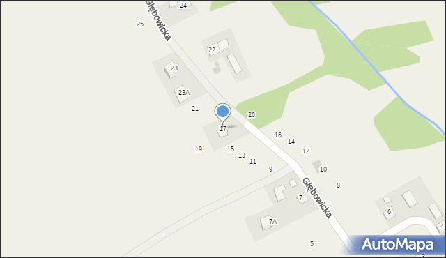 Piotrowice, Głębowicka, 17, mapa Piotrowice