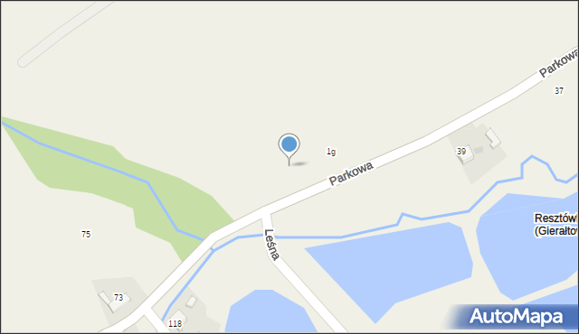 Piotrowice, Głębowicka, 1j, mapa Piotrowice