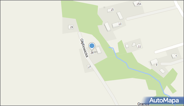 Piotrowice, Głębowicka, 26, mapa Piotrowice