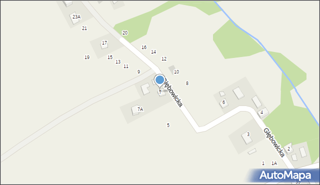 Piotrowice, Głębowicka, 7, mapa Piotrowice