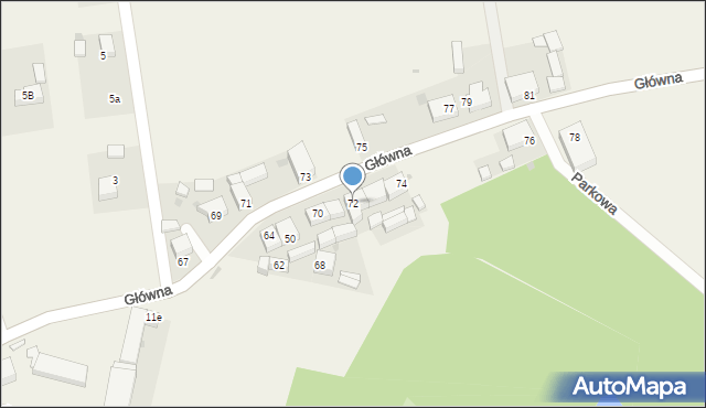 Piotrowice, Główna, 72, mapa Piotrowice