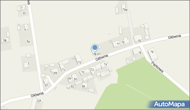 Piotrowice, Główna, 75, mapa Piotrowice