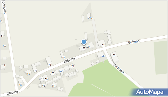 Piotrowice, Główna, 77, mapa Piotrowice