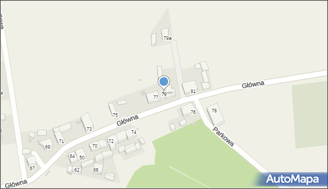 Piotrowice, Główna, 79, mapa Piotrowice