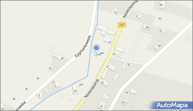 Podbrzezie Dolne, Główna, 16B, mapa Podbrzezie Dolne