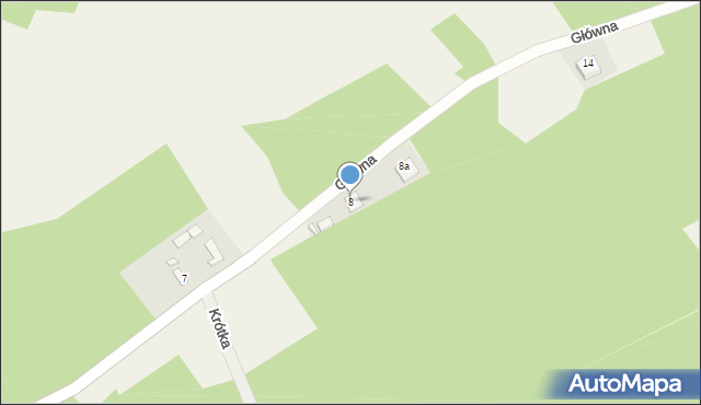 Podlasie, Główna, 8, mapa Podlasie