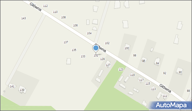 Podlesie, Główna, 131, mapa Podlesie