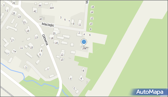 Pogorzel, Główna, 16a, mapa Pogorzel