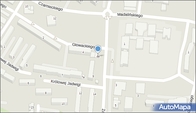 Połaniec, Głowackiego Bartosza, 4a, mapa Połaniec