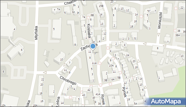 Polkowice, Głogowska, 11b, mapa Polkowice