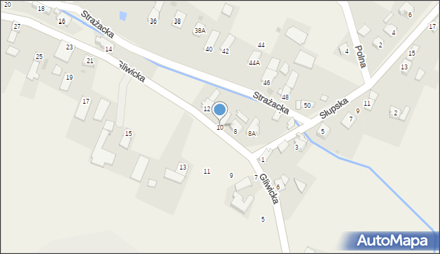 Poniszowice, Gliwicka, 10, mapa Poniszowice