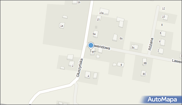 Potęgowo, Głuszyńska, 6/1, mapa Potęgowo