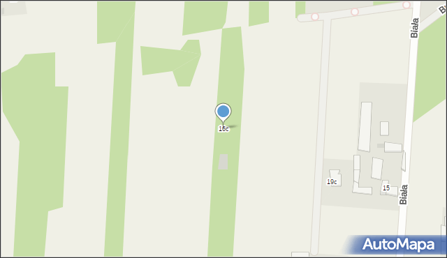 Powązki, Główna, 16c, mapa Powązki