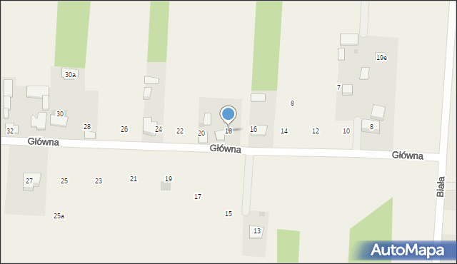 Powązki, Główna, 18, mapa Powązki