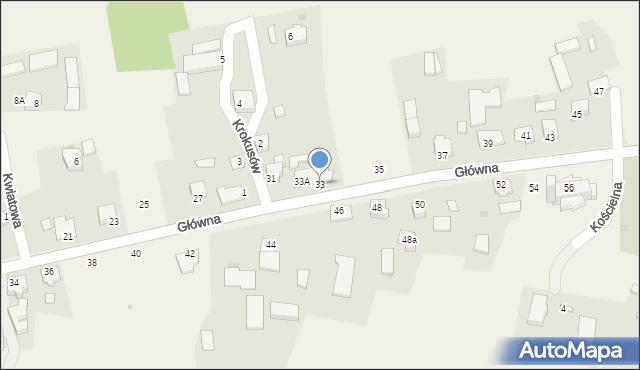 Pruchna, Główna, 33, mapa Pruchna