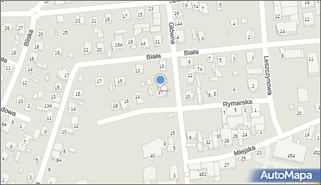 Pruszków, Główna, 17, mapa Pruszków