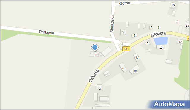 Pruszków, Główna, 1, mapa Pruszków