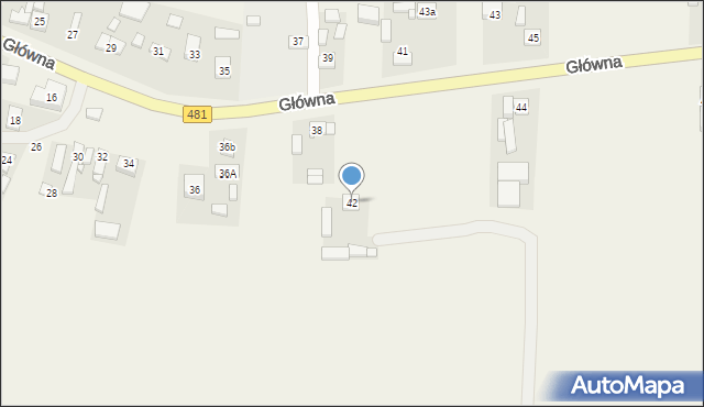 Pruszków, Główna, 42, mapa Pruszków