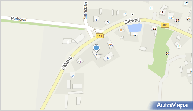 Pruszków, Główna, 6, mapa Pruszków