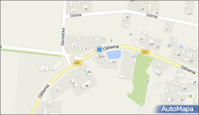 Pruszków, Główna, 8, mapa Pruszków