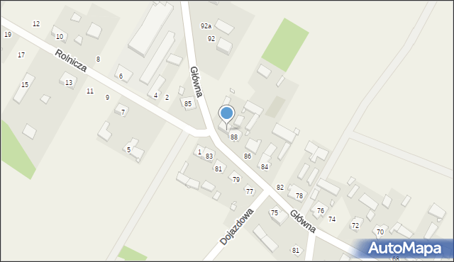 Przedmość, Główna, 90, mapa Przedmość