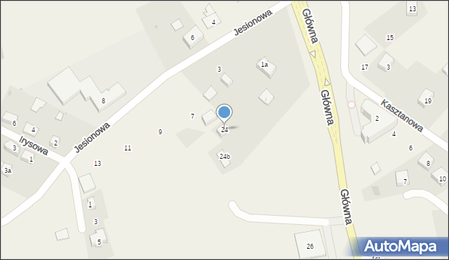 Przejazdowo, Główna, 24, mapa Przejazdowo