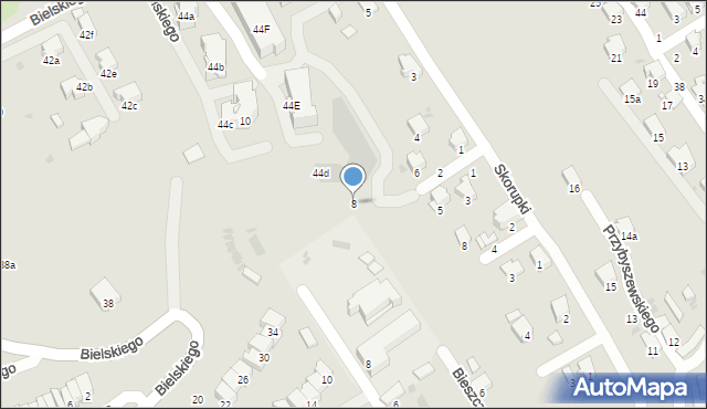 Przemyśl, Głogowska, 8, mapa Przemyśla