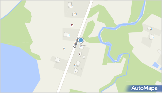 Przybradz, Główna, 10, mapa Przybradz