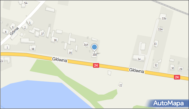 Przytoczna, Główna, 34b, mapa Przytoczna