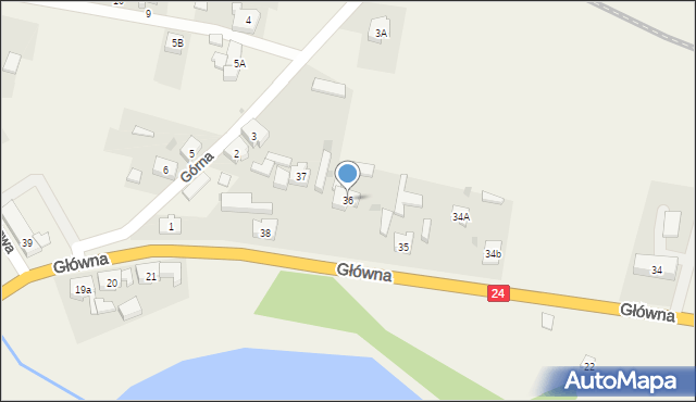 Przytoczna, Główna, 36, mapa Przytoczna