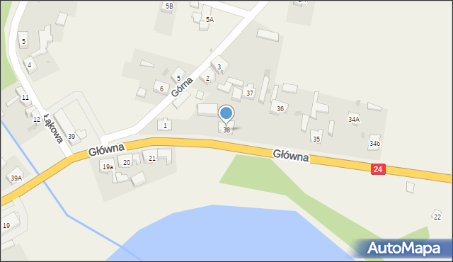 Przytoczna, Główna, 38, mapa Przytoczna