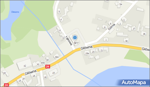 Przytoczna, Główna, 39, mapa Przytoczna