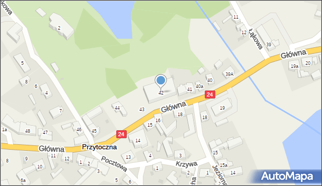 Przytoczna, Główna, 42, mapa Przytoczna