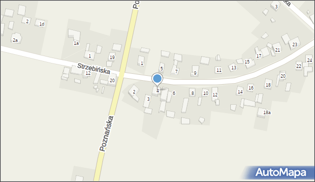 Psary, Główna, 4, mapa Psary