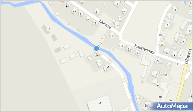 Psary, Główna, 1h, mapa Psary