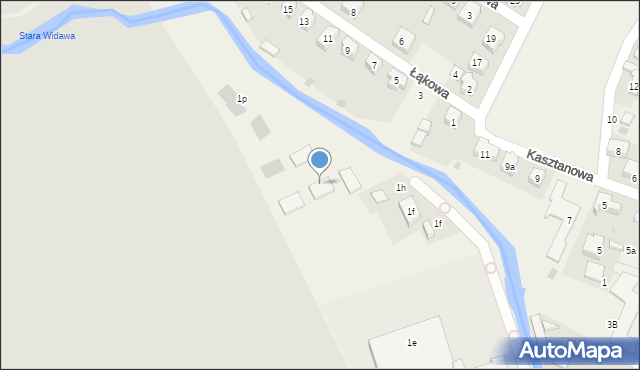 Psary, Główna, 1j, mapa Psary