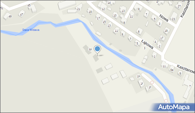 Psary, Główna, 1n, mapa Psary