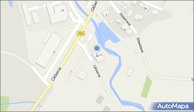 Psary, Główna, 2a, mapa Psary