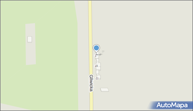 Pyskowice, Gliwicka, 17, mapa Pyskowice