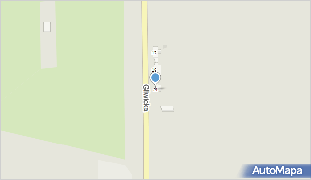 Pyskowice, Gliwicka, 21, mapa Pyskowice
