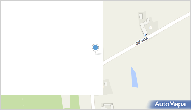 Radawie, Główna, 1, mapa Radawie