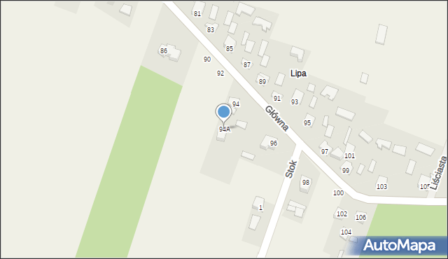 Radomice, Główna, 94A, mapa Radomice