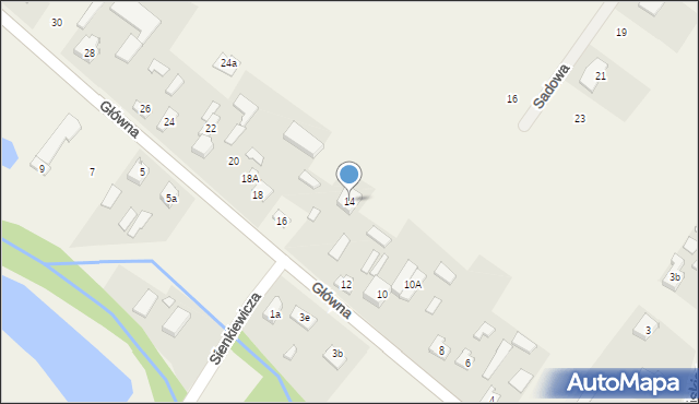 Radziejowice, Główna, 14, mapa Radziejowice