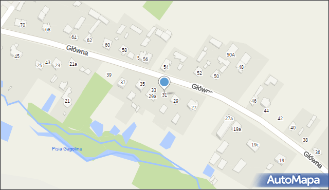 Radziejowice, Główna, 31, mapa Radziejowice