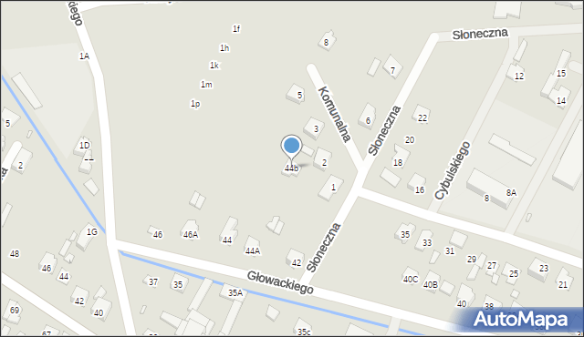 Radzymin, Głowackiego Bartosza, 44b, mapa Radzymin