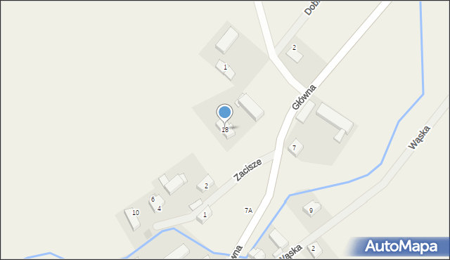 Rębielcz, Główna, 18, mapa Rębielcz