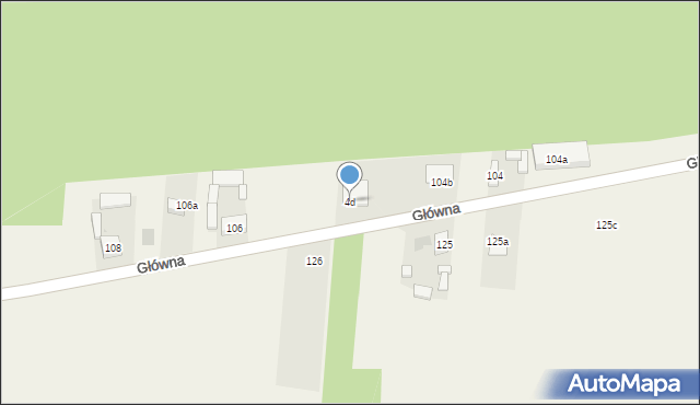 Ręczno, Główna, 4d, mapa Ręczno