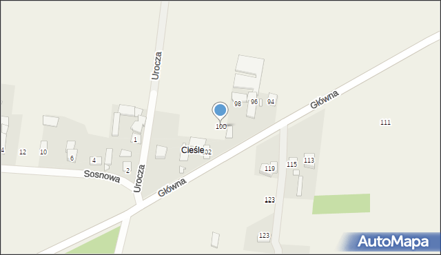 Rembertów, Główna, 100, mapa Rembertów