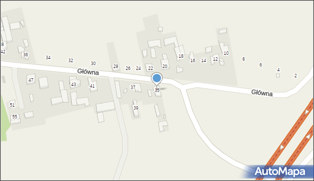 Rembertów, Główna, 35, mapa Rembertów